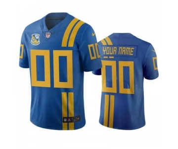 Men's Jaguars Customized Vapor Limited City Edition Royal Jersey