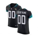 Men's Jacksonville Jaguars Customized Black Team Color Vapor Untouchable Custom Elite Football Jersey