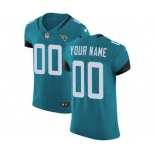 Men's Jacksonville Jaguars Customized Teal Green Alternate Vapor Untouchable Custom Elite Football Jersey