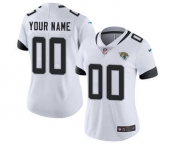 Women's Jacksonville Jaguars White Road Customized Jersey