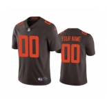 Men's Browns Custom Brown Alternate 2020 Football Stitched Vapor Limited Jersey