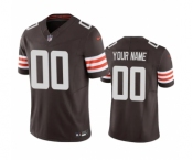 Men's Cleveland Browns Active Player Custom Brown 2023 F.U.S.E. Vapor Untouchable Limited Stitched Jersey