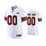 Men's Cleveland Browns Custom 1946 Collection Alternate Vapor Limited Jersey White