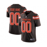 Men's Cleveland Browns Customized Brown Team Color Vapor Untouchable Custom Limited Football Jersey