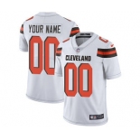 Men's Cleveland Browns Customized White Vapor Untouchable Custom Limited Football Jersey