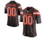 Men's Cleveland Browns Customized Brown Team Color Custom Elite Football Jersey