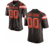 Men's Cleveland Browns Nike Brown Custom Game Jersey