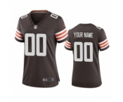 Women's Browns Brown Custom 2020 New Football Jersey