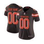 Women's Cleveland Browns Brown Home Customized Jersey