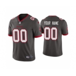 Men's Buccaneers Custom Pewter Alternate 2020 Football Vapor Limited Jersey