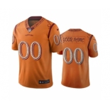 Men's Buccaneers Customized Vapor Limited City Edition Orange Jersey