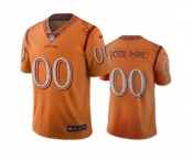 Men's Buccaneers Customized Vapor Limited City Edition Orange Jersey