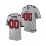 Men's Tampa Bay Buccaneers ACTIVE PLAYER Custom Gray 2021 Inverted Legend Stitched Jersey