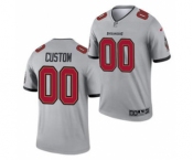 Men's Tampa Bay Buccaneers ACTIVE PLAYER Custom Gray 2021 Inverted Legend Stitched Jersey