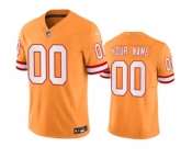 Men's Tampa Bay Buccaneers Active Player Custom Orange 2023 F.U.S.E. Throwback Limited Stitched Jersey