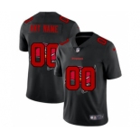 Men's Tampa Bay Buccaneers Custom Team Logo Dual Overlap Limited Football Jersey Black