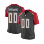 Men's Tampa Bay Buccaneers Customized Gray Stitched Football Limited Inverted Legend Jersey