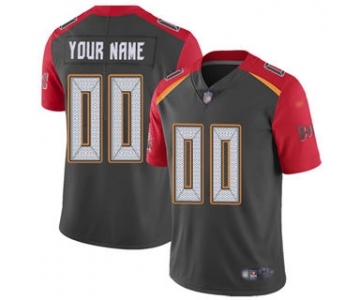 Men's Tampa Bay Buccaneers Customized Gray Stitched Football Limited Inverted Legend Jersey