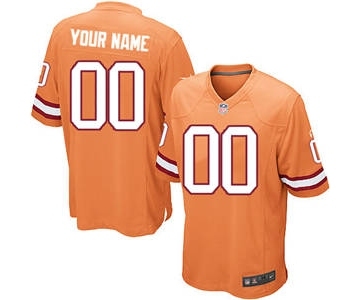 Men's Tampa Bay Buccaneers Customized Orange Glaze Alternate Custom Limited Football Jersey