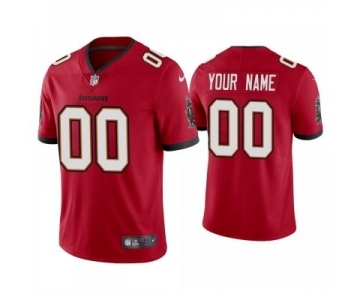 Men's Tampa Bay Buccaneers Customized Red 2020 Football Stitched Vapor Limited Jersey