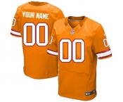 Men's Tampa Bay Buccaneers Customized Orange Glaze Alternate Custom Elite Football Jersey