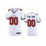 Women's Buccaneers White Custom 2020 New Football Game Jersey