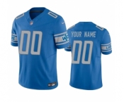 Men's Detroit Lions Active Player Custom Blue 2023 F.U.S.E. Vapor Untouchable Limited Stitched Jersey