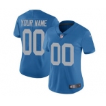 Women's Detroit Lions Blue Alternate Customized Jersey