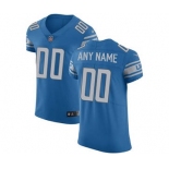 Men's Detroit Lions Customized Blue Team Color Vapor Untouchable Custom Elite Football Jersey