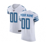 Men's Detroit Lions Customized White Vapor Untouchable Custom Elite Football Jerse