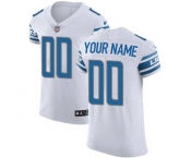 Men's Detroit Lions Customized White Vapor Untouchable Custom Elite Football Jerse