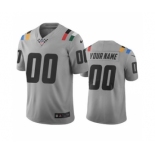 Men's Colts Customized Vapor Limited City Edition Gray Jersey