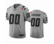 Men's Colts Customized Vapor Limited City Edition Gray Jersey