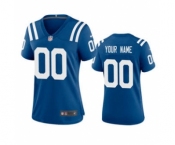 Women's Colts Royal Custom 2020 New Football Game Jersey