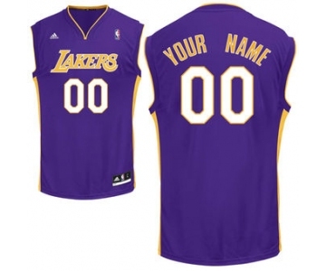 Los Angeles Lakers Custom Basketball Road Jersey