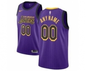 Men's Los Angeles Lakers 2018-19 Swingman Custom Jersey - City Edition - Purple