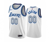 Men's Los Angeles Lakers Active Player Custom City Edition 2020-21 New Blue Silver Logo Stitched Basketball Jersey