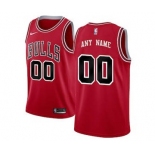 Chicago Bulls Red Swingman Custom Basketball Jersey - Icon Edition