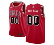 Chicago Bulls Red Swingman Custom Basketball Jersey - Icon Edition