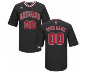 Men's Chicago Bulls Black Custom Alternate Jersey