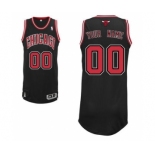 Men's Chicago Bulls Black Custom Basketball Jersey