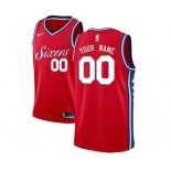 Philadelphia 76ers Red Swingman Custom Basketball Jersey - Statement Edition