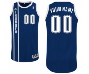 Men's Oklahoma City Thunder Navy Custom Basketball Jersey