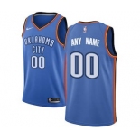 Oklahoma City Thunder Blue Swingman Custom Basketball Jersey - Icon Edition