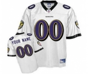 Baltimore Ravens Customized Jerseys White