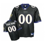 Baltimore Ravens Customized Jerseys black