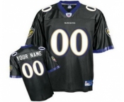 Baltimore Ravens Customized Jerseys black