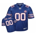 Buffalo Bills AFL 50th Anniversary Customized Jerseys blue