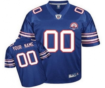 Buffalo Bills AFL 50th Anniversary Customized Jerseys blue