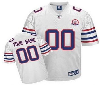 Buffalo Bills AFL 50th Anniversary Customized Jerseys white